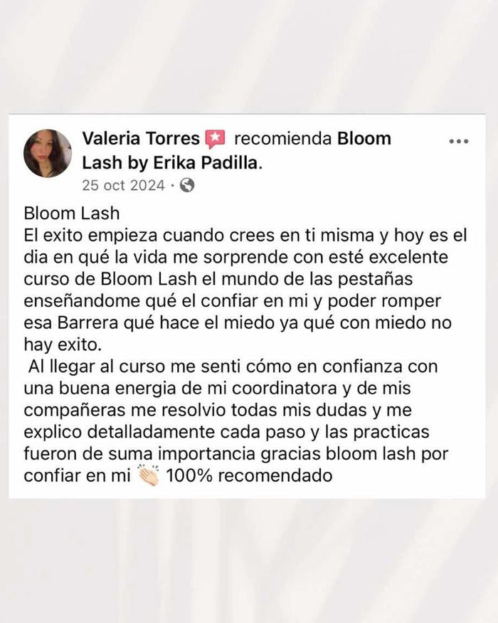 Testimonio de alumna
